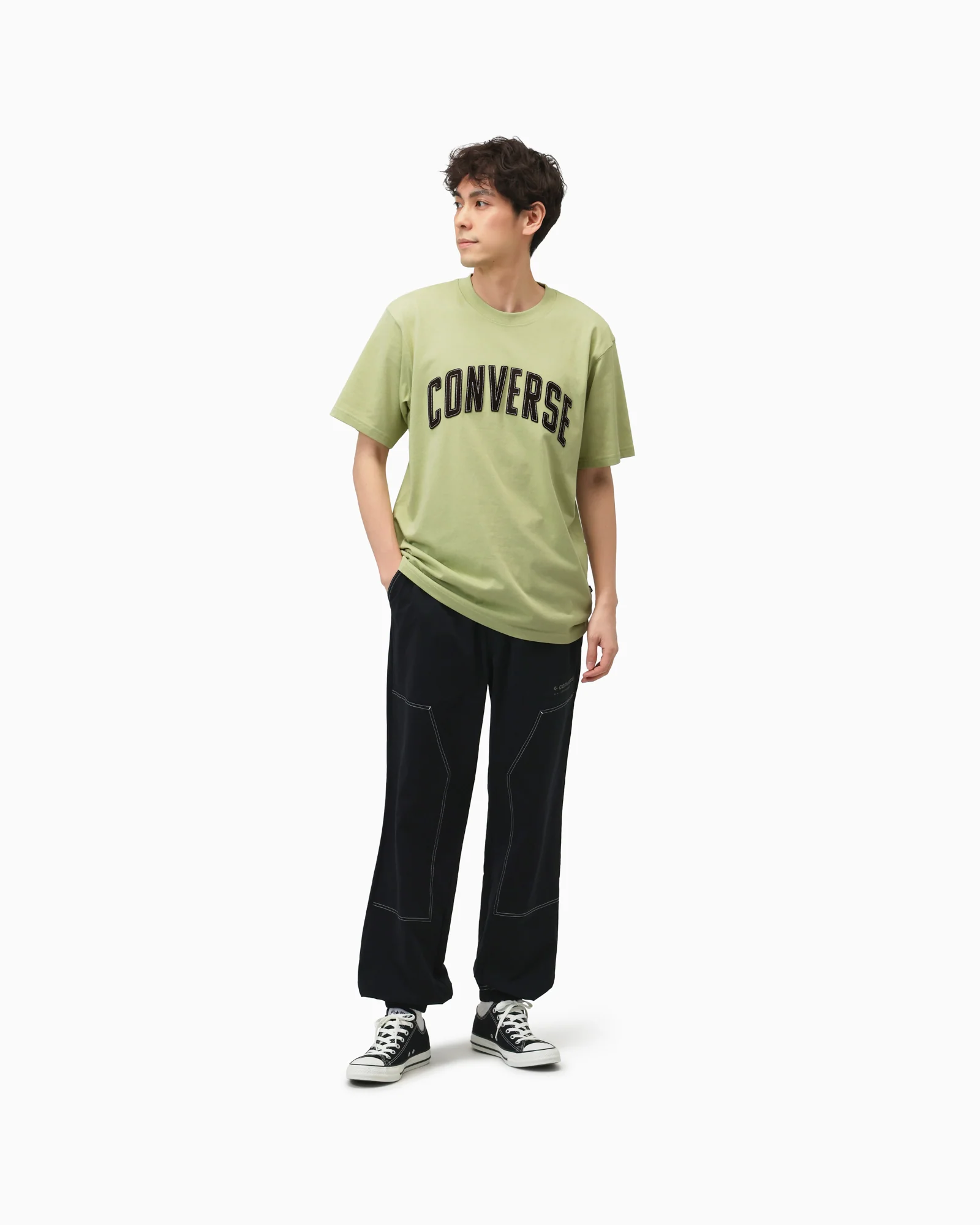 DOUBLE KNEE STRETCH PANTS M - Image 7