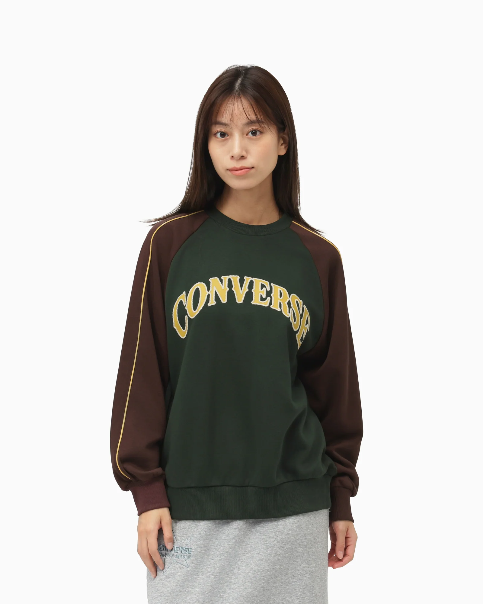 COLOR BLOCK SWEAT CREW TOP LADIES - Image 5