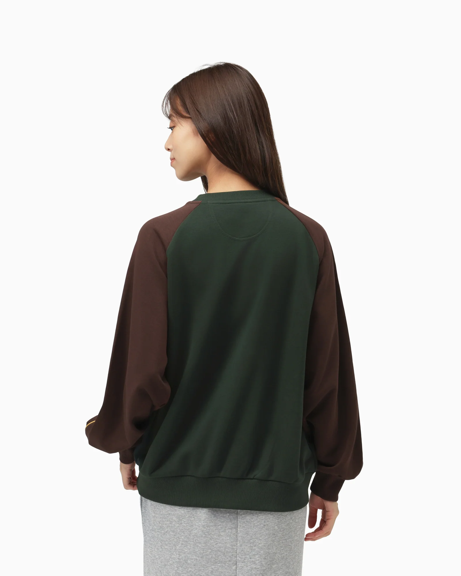 COLOR BLOCK SWEAT CREW TOP LADIES - Image 6