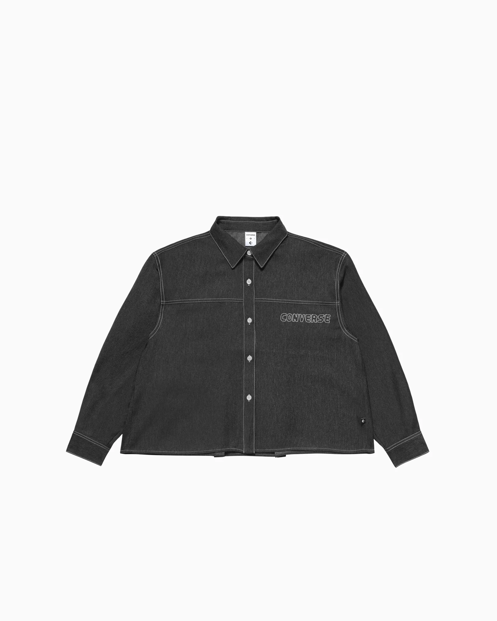 SYNTHETIC DENIM SHIRT L