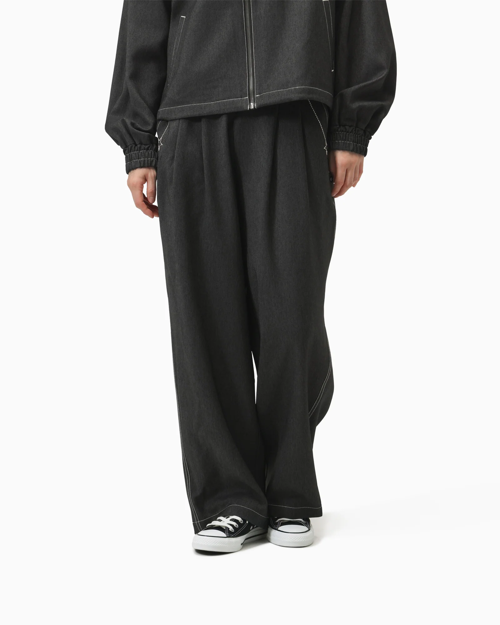 SYNTHETIC DENIM PANTS L - Image 5